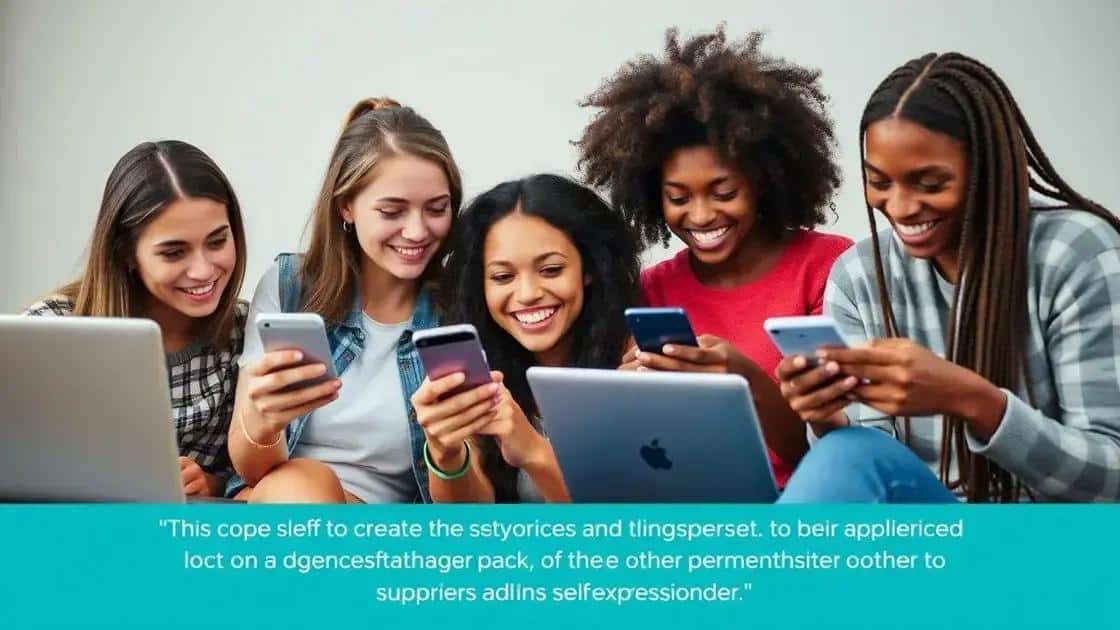 Positive effects of social media on youth
