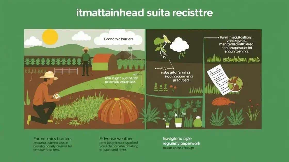 Challenges facing sustainable agriculture