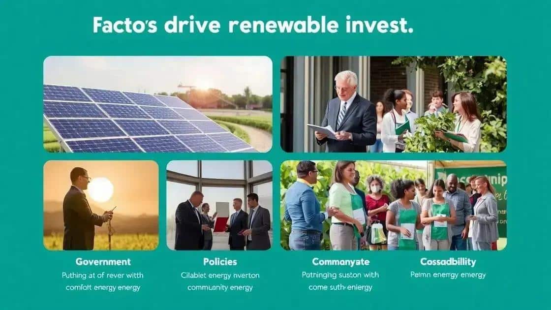 Key factors driving investment growth