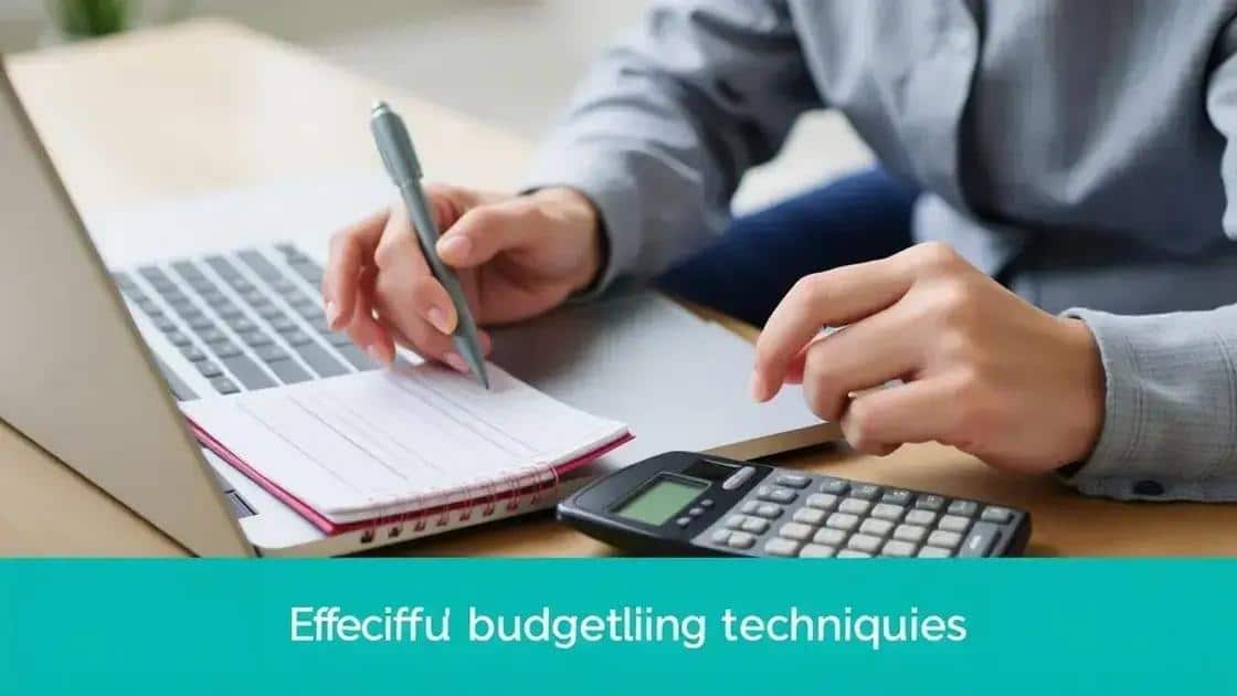 Essential budgeting techniques for 2025