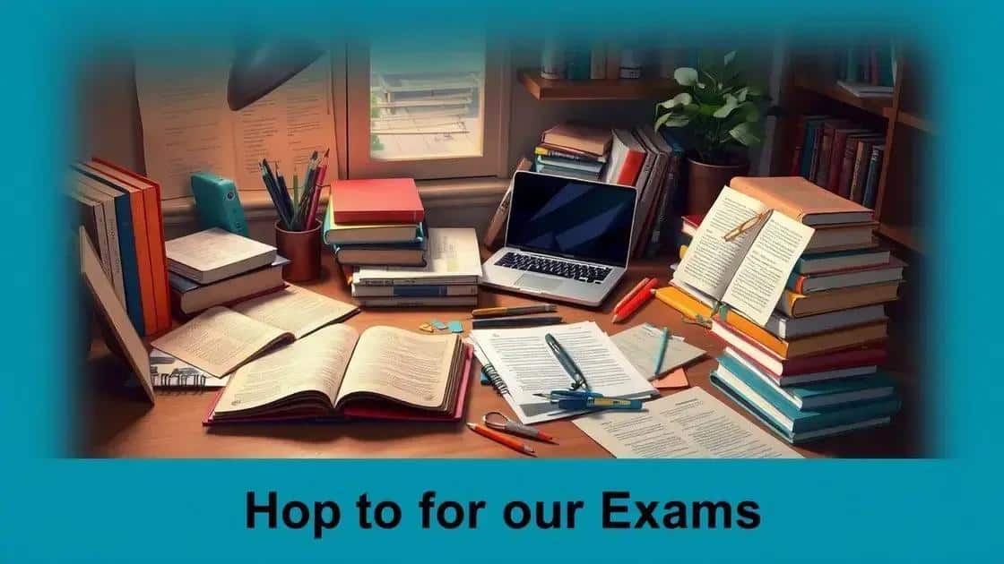 Resources for preparing for exams