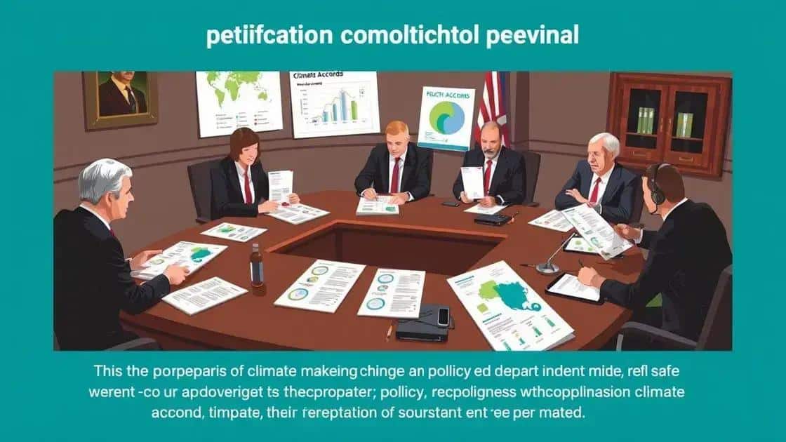 Impact of recent climate accords on policy