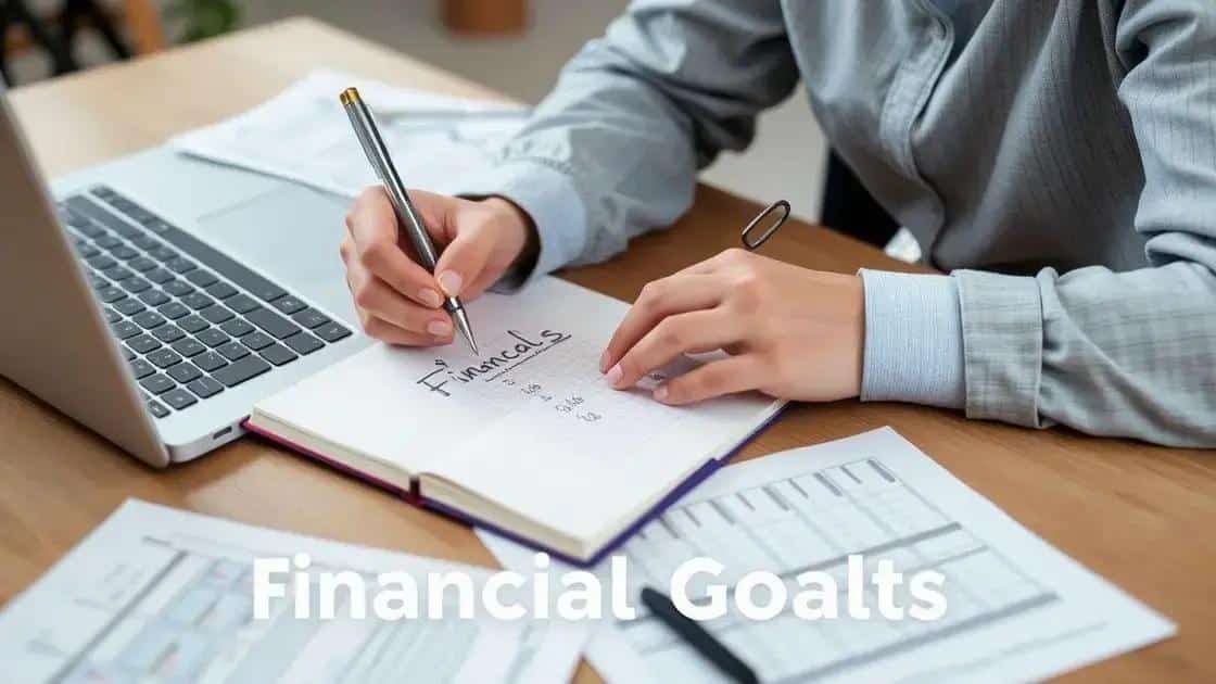Setting realistic financial goals