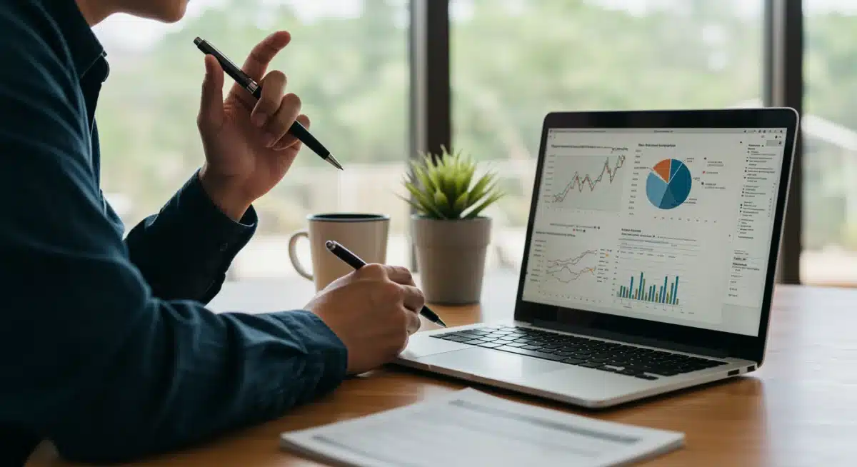 Investor analyzing portfolio amid new 2025 IRS tax regulations