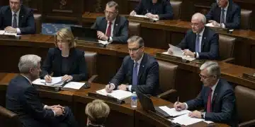 Legislators discussing healthcare reform in Congress, mid-2025 initiatives