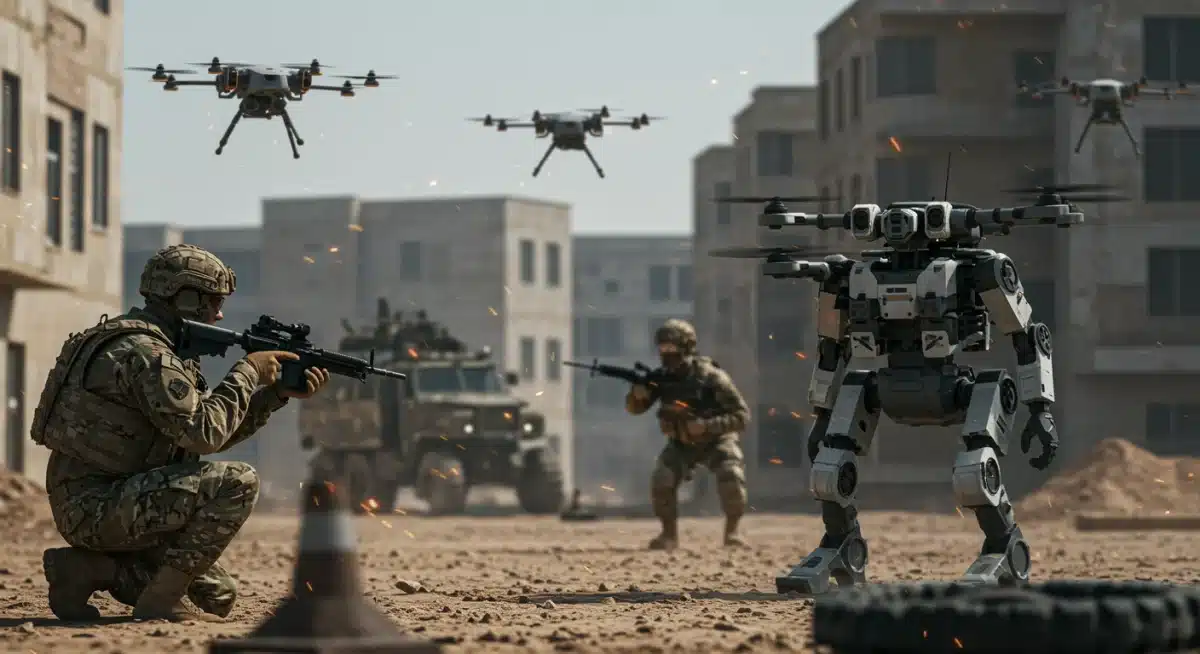 Joint Military Exercise AI Robotics Integration