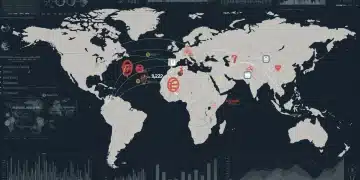 Global trade map showing US influence and international agreements in Q1 2026.