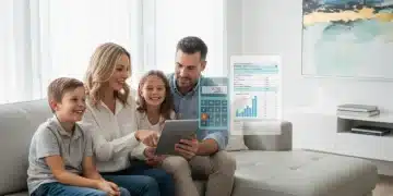 Happy family discussing finances, symbolizing the Child Tax Credit benefit