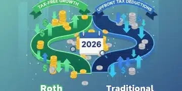 Roth vs Traditional IRA comparison, tax benefits in 2026