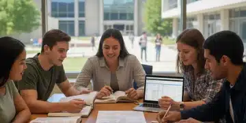 Students discussing 2026 federal student aid changes and financial planning